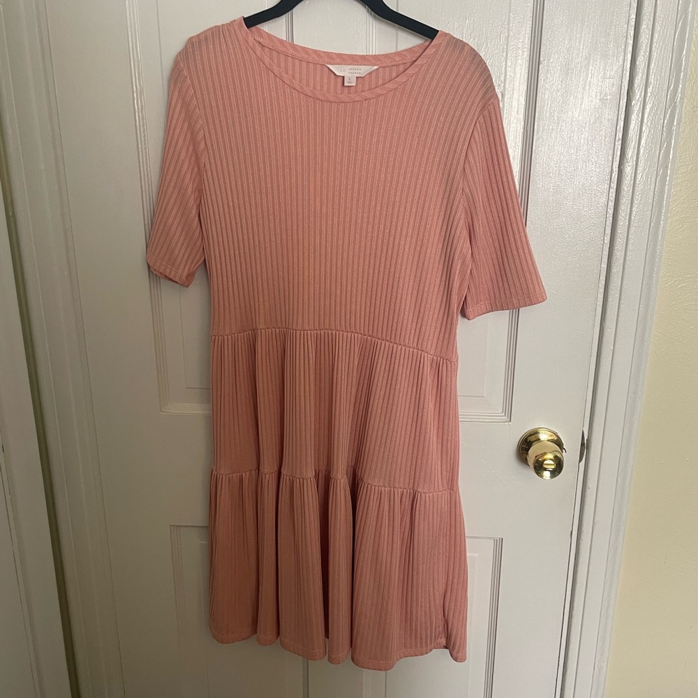 Large Pink Tiered Dress by Lauren Conrad